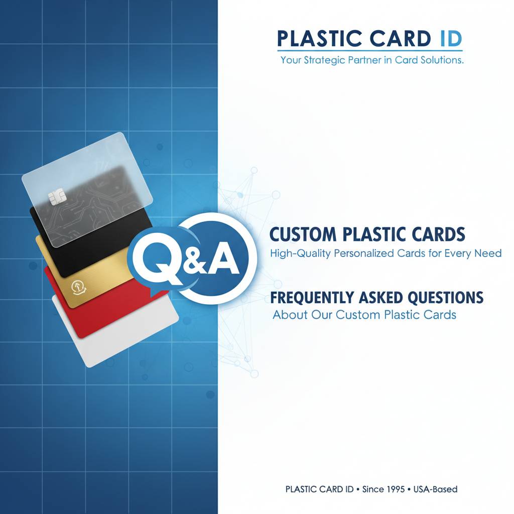 Frequently Asked Questions About Our Custom Plastic Cards
