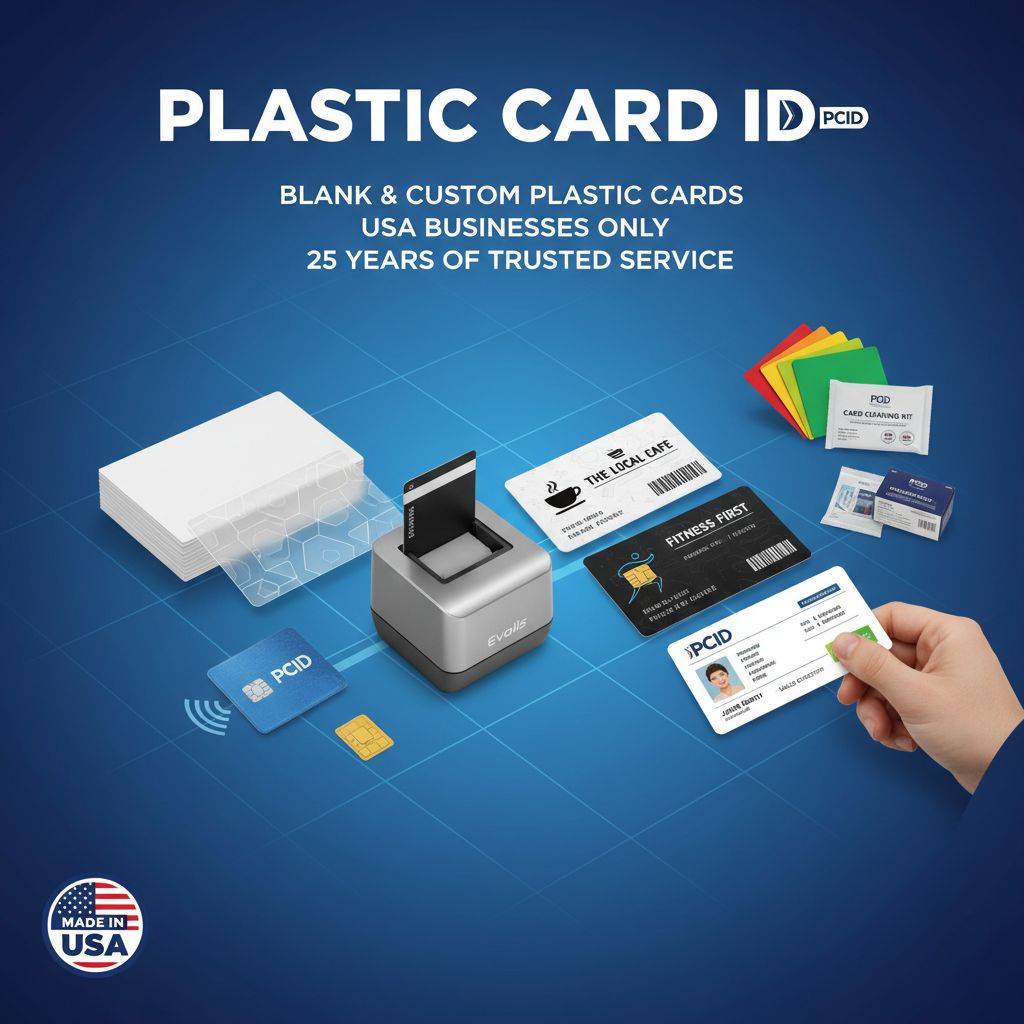Plastic Card Types We Print and Ship