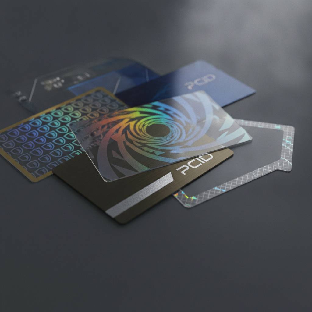 Specialty Holographic Cards: Clear, Metal, and Custom Shapes